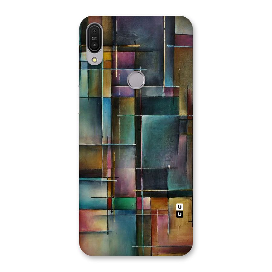 Dark Square Shapes Back Case for Zenfone Max Pro M1