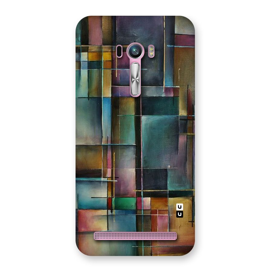 Dark Square Shapes Back Case for Zenfone Selfie