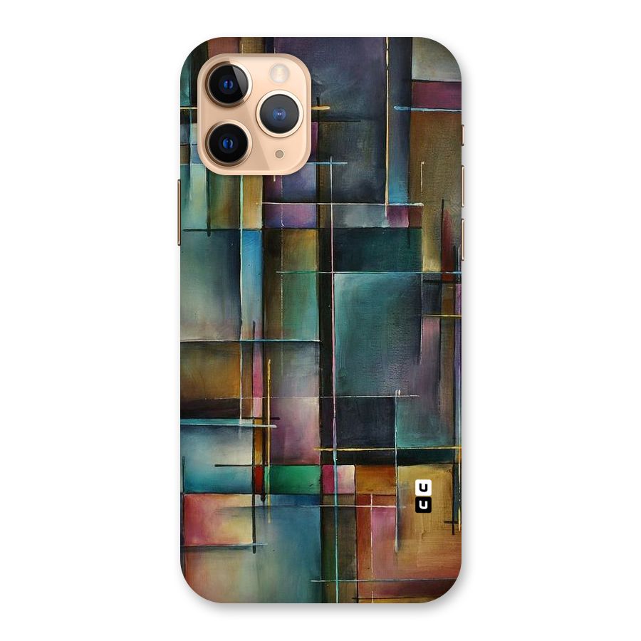 Dark Square Shapes Back Case for iPhone 11 Pro