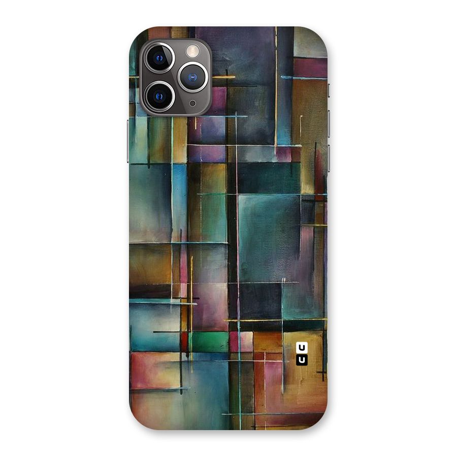Dark Square Shapes Back Case for iPhone 11 Pro Max