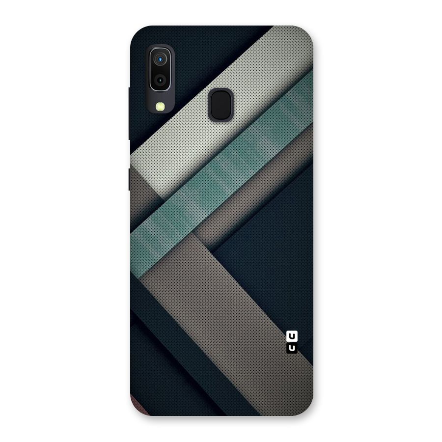 Dark Stripes Back Case for Galaxy A20