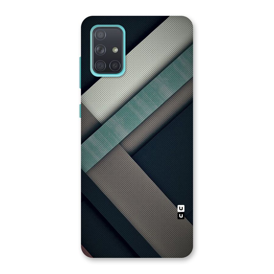 Dark Stripes Back Case for Galaxy A71