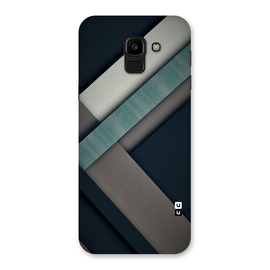 Dark Stripes Back Case for Galaxy J6