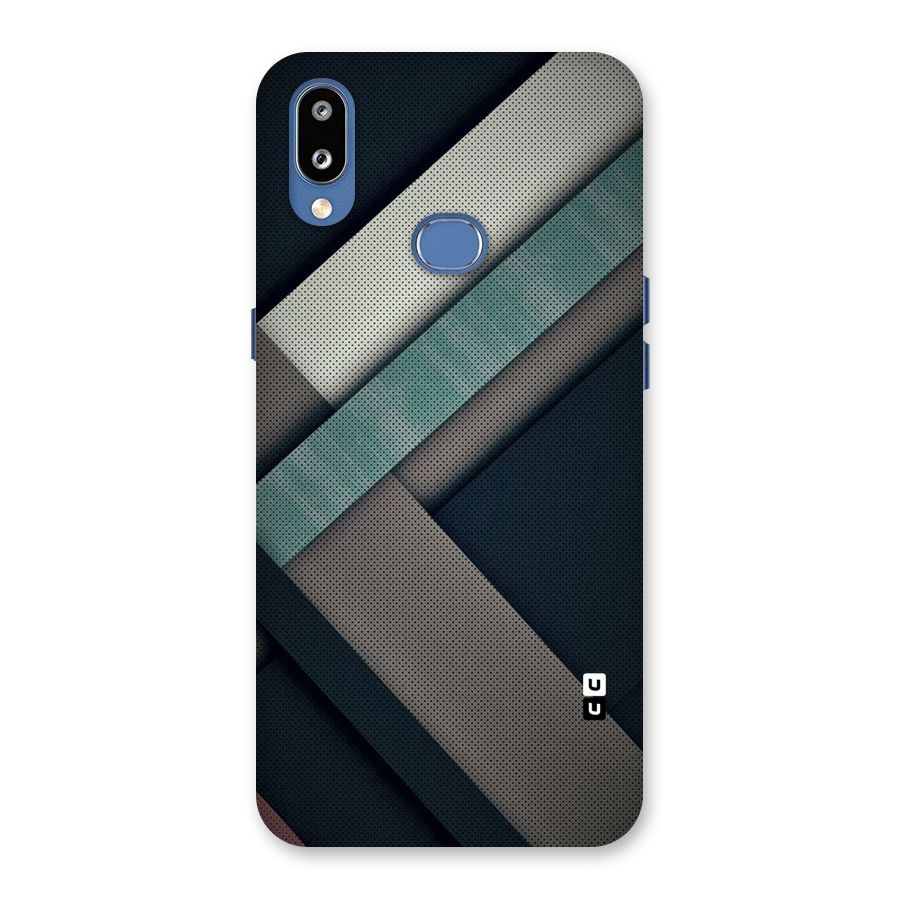 Dark Stripes Back Case for Galaxy M01s