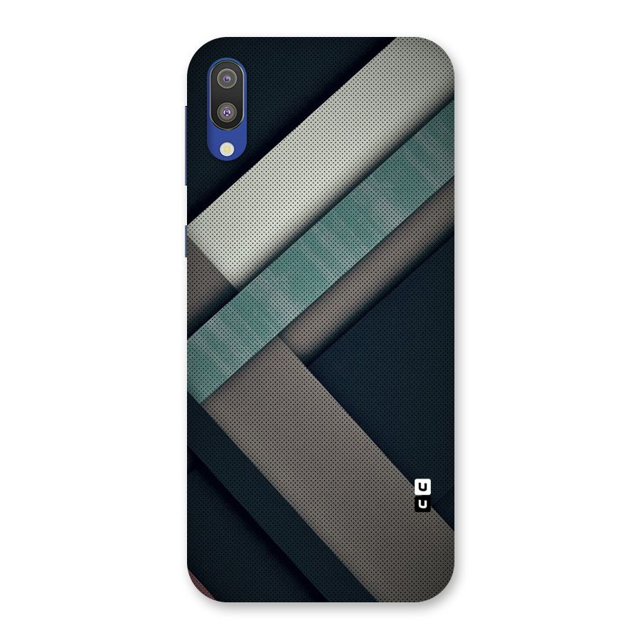 Dark Stripes Back Case for Galaxy M10