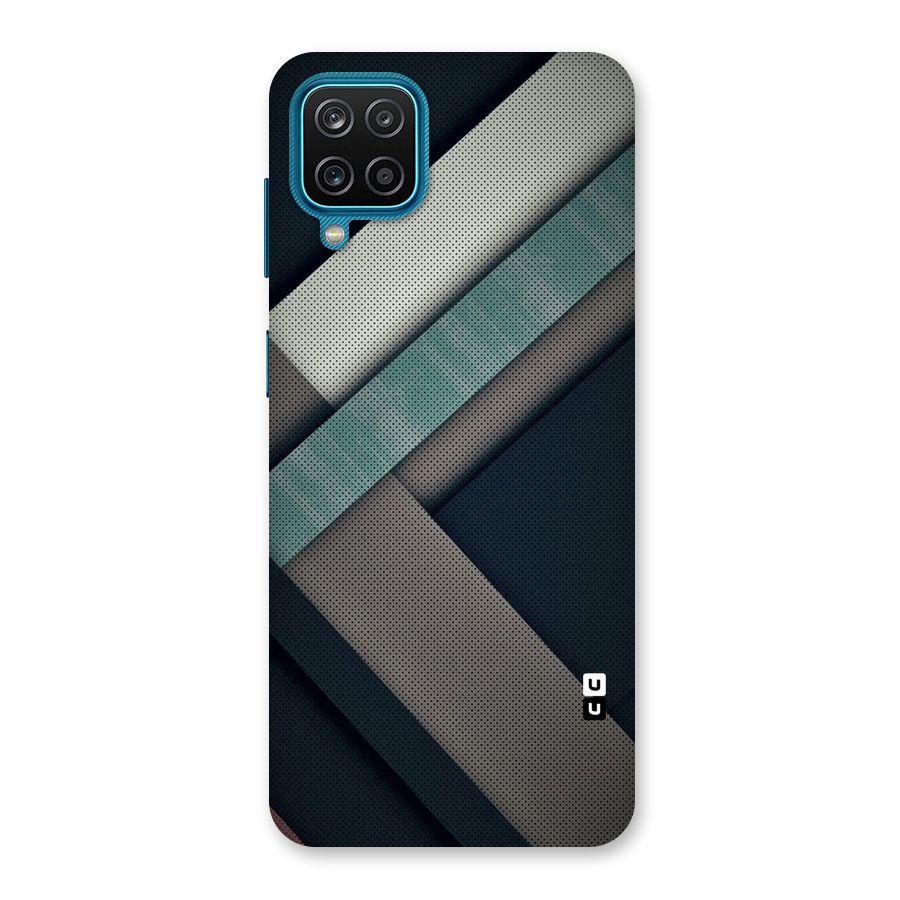 Dark Stripes Back Case for Galaxy M12