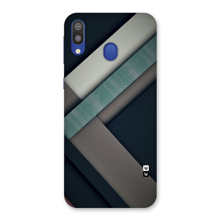 Dark Stripes Back Case for Galaxy M20
