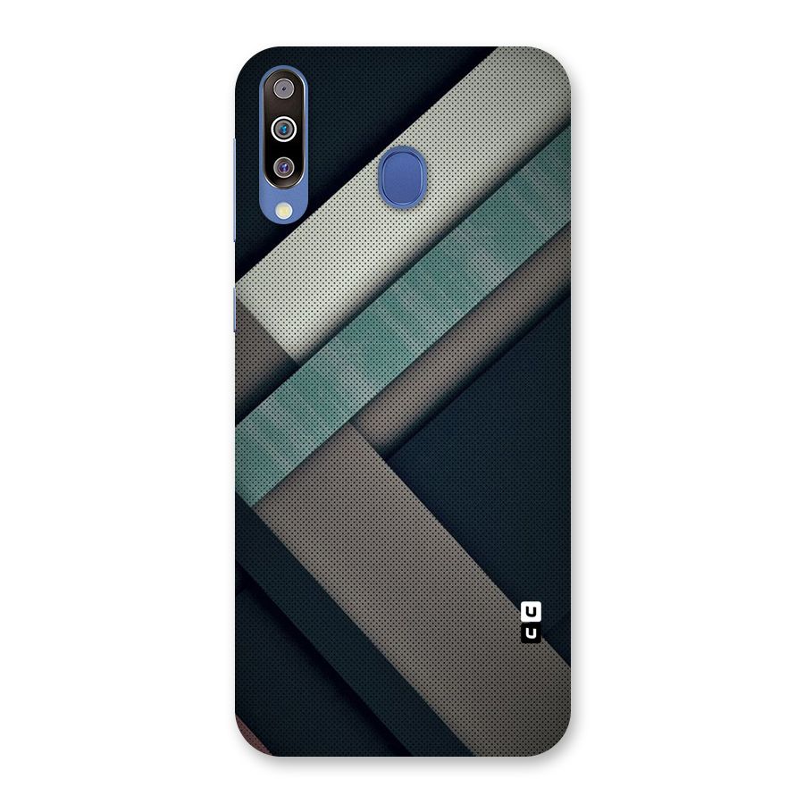Dark Stripes Back Case for Galaxy M30