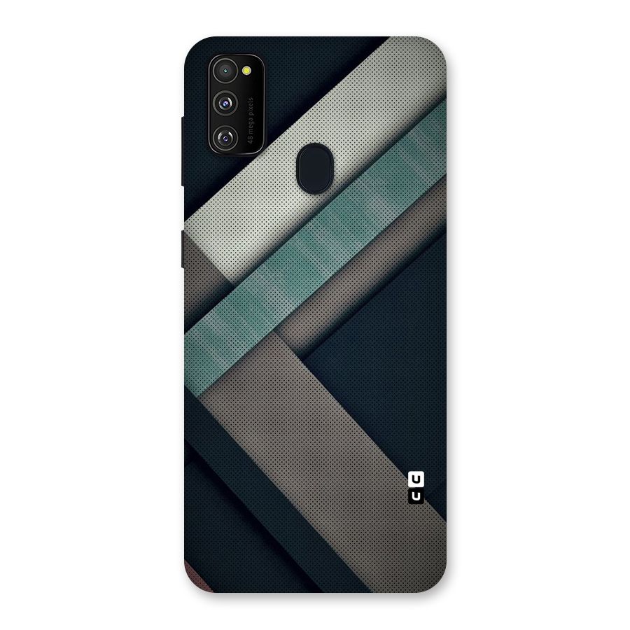 Dark Stripes Back Case for Galaxy M30s