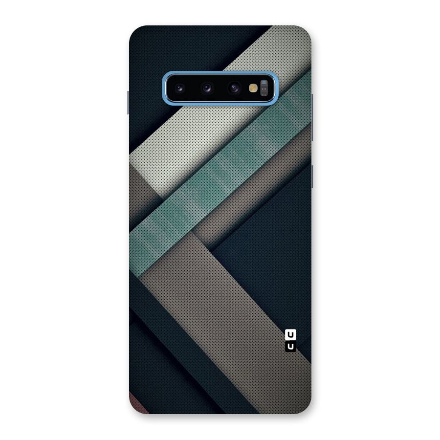 Dark Stripes Back Case for Galaxy S10 Plus