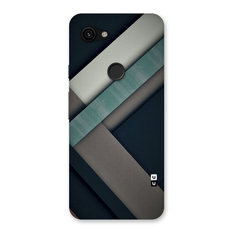 Dark Stripes Back Case for Google Pixel 3a