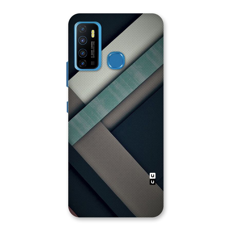 Dark Stripes Back Case for Infinix Hot 9