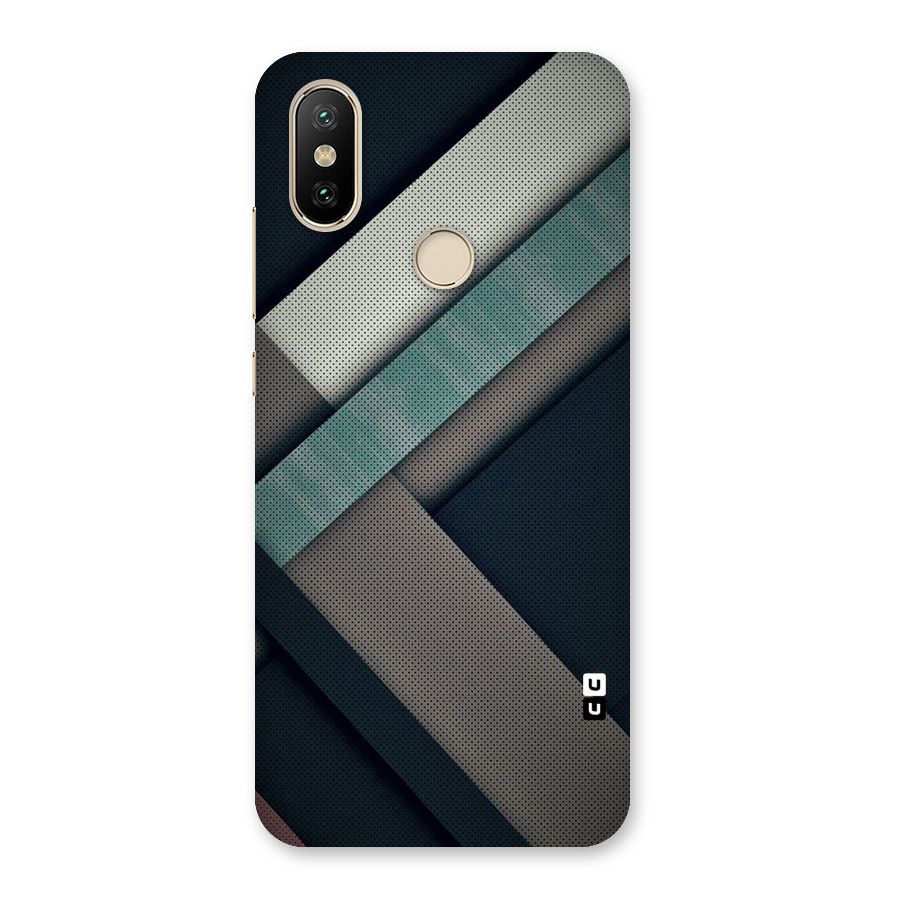 Dark Stripes Back Case for Mi A2