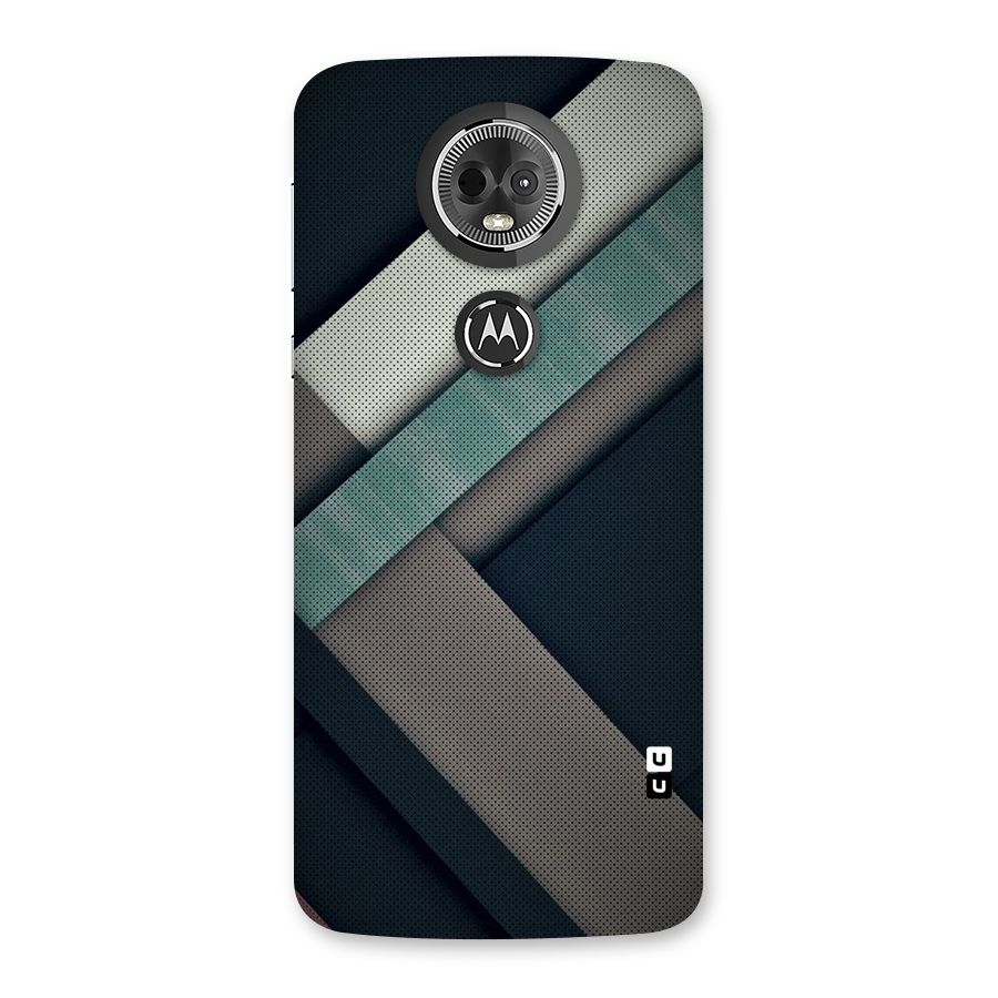 Dark Stripes Back Case for Moto E5 Plus
