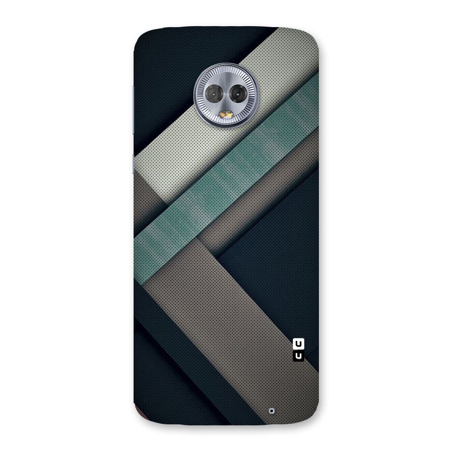 Dark Stripes Back Case for Moto G6 Plus