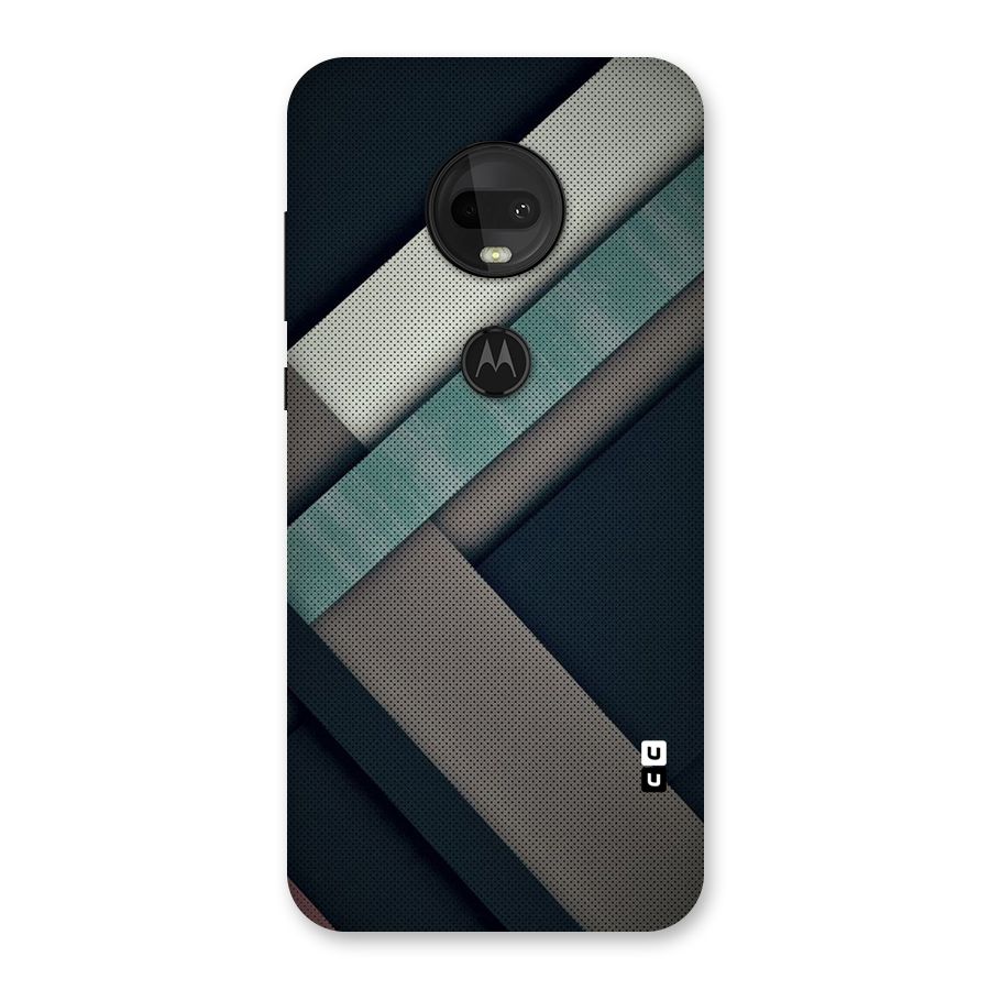 Dark Stripes Back Case for Moto G7