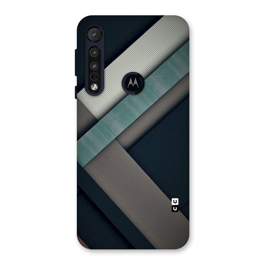 Dark Stripes Back Case for Motorola One Macro