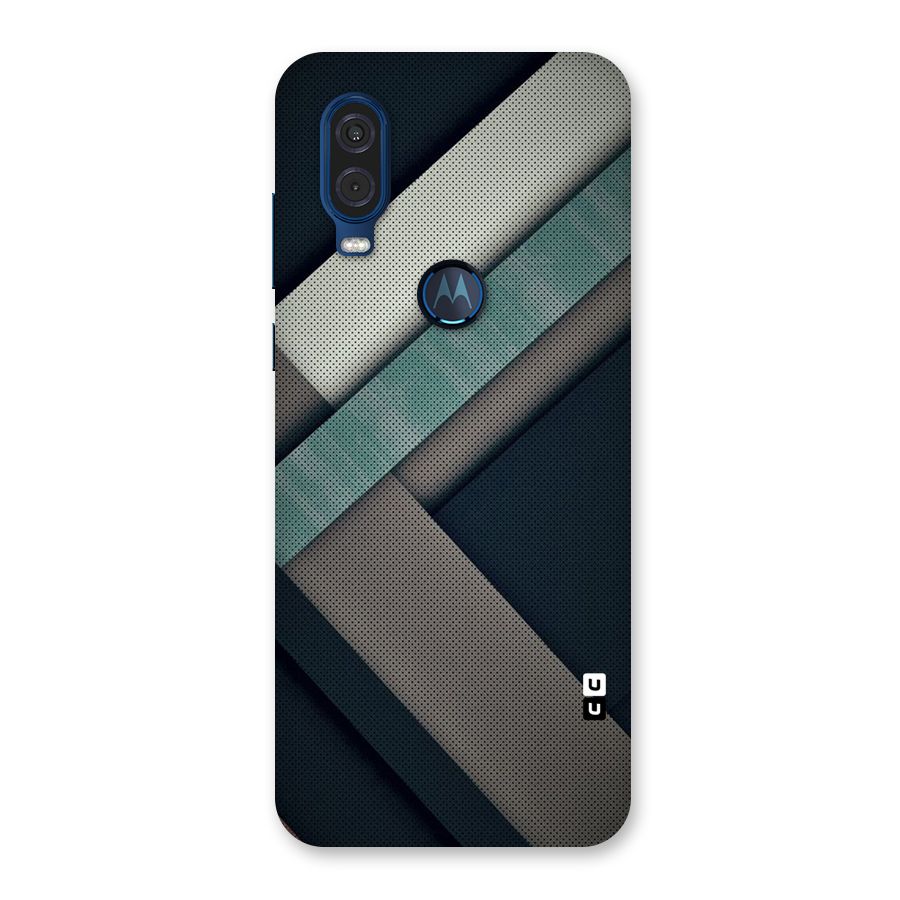 Dark Stripes Back Case for Motorola One Vision