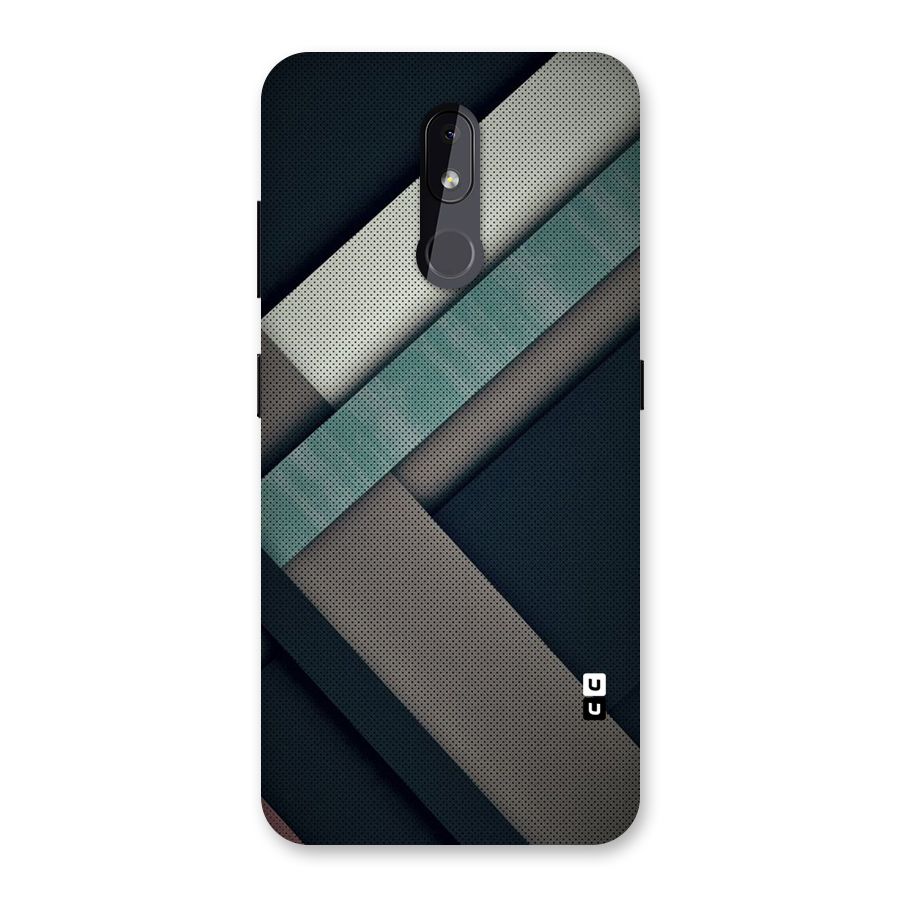 Dark Stripes Back Case for Nokia 3.2