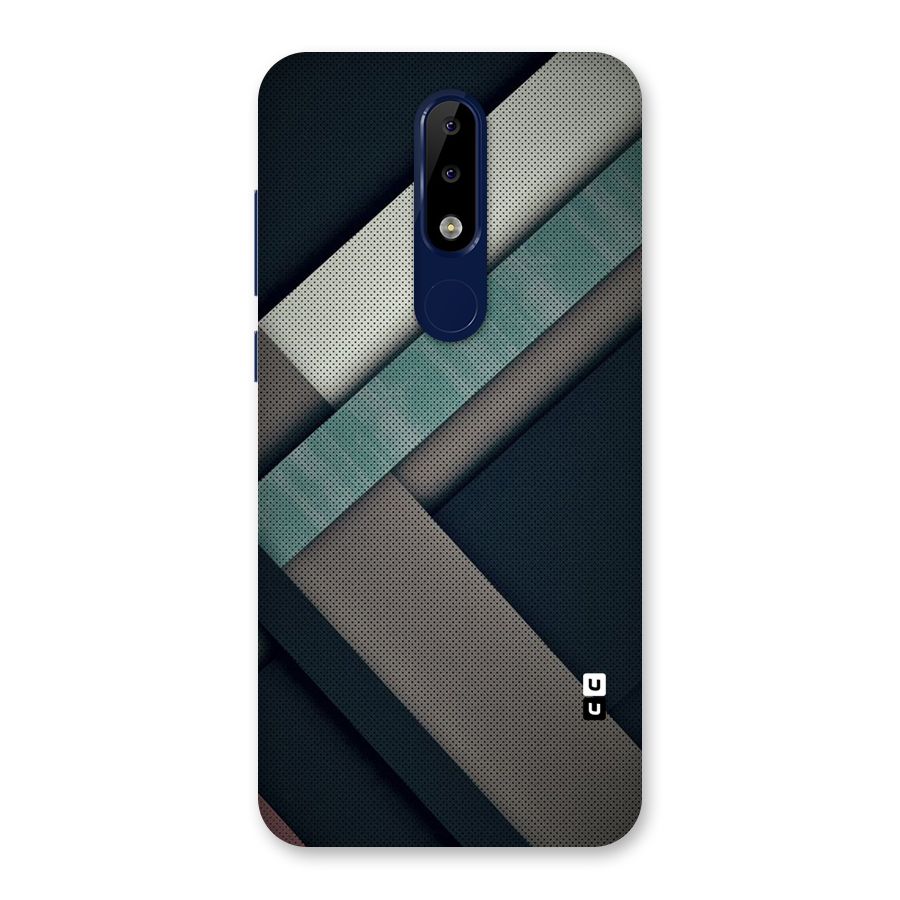 Dark Stripes Back Case for Nokia 5.1 Plus