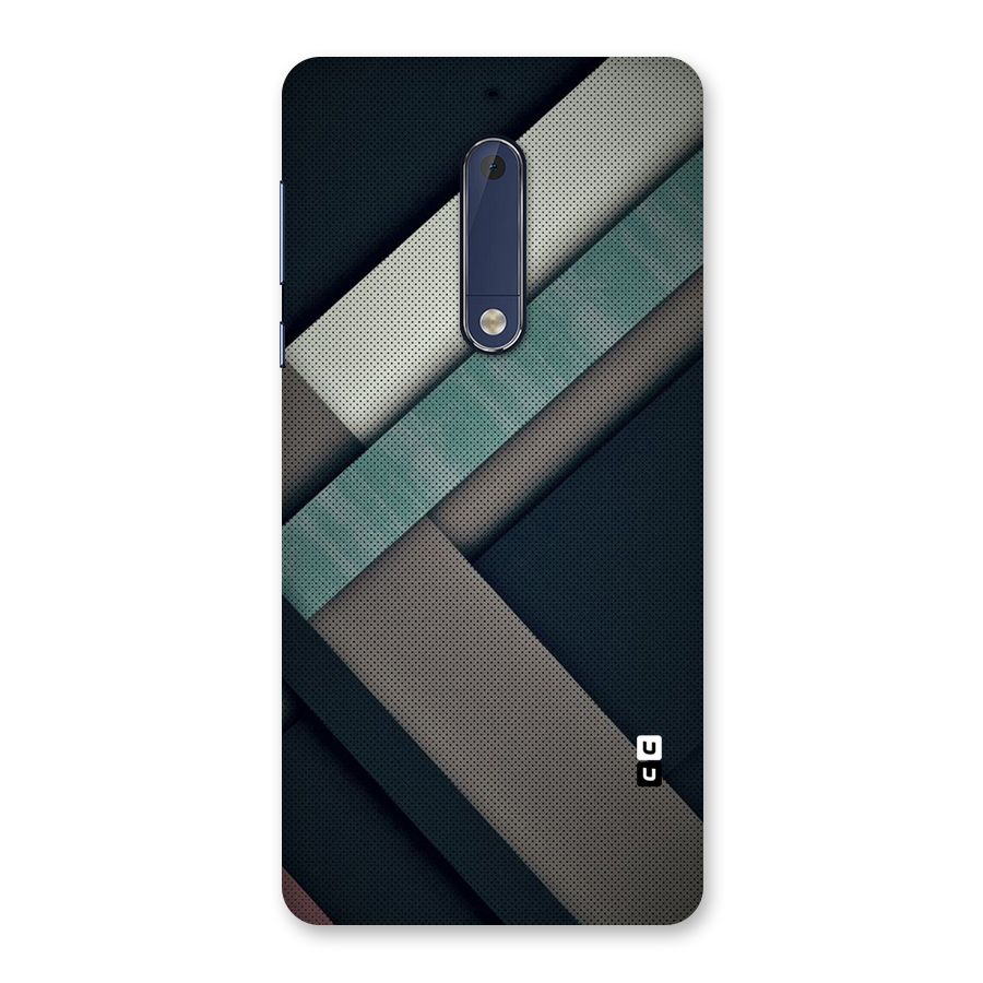 Dark Stripes Back Case for Nokia 5
