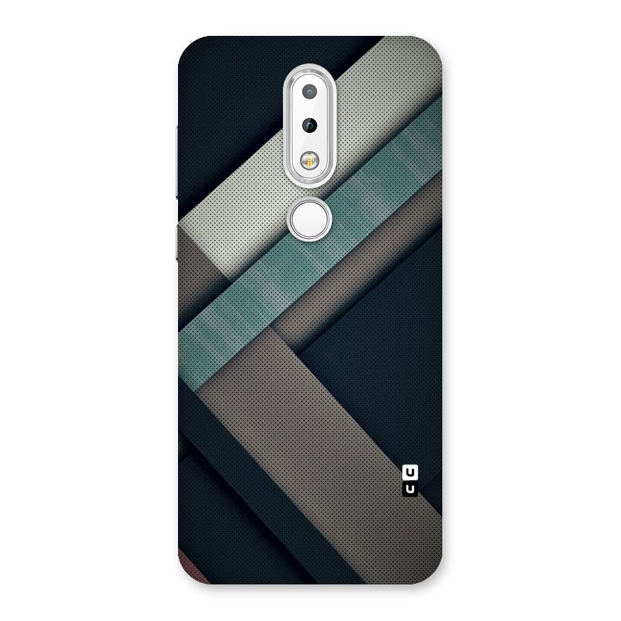 Dark Stripes Back Case for Nokia 6.1 Plus