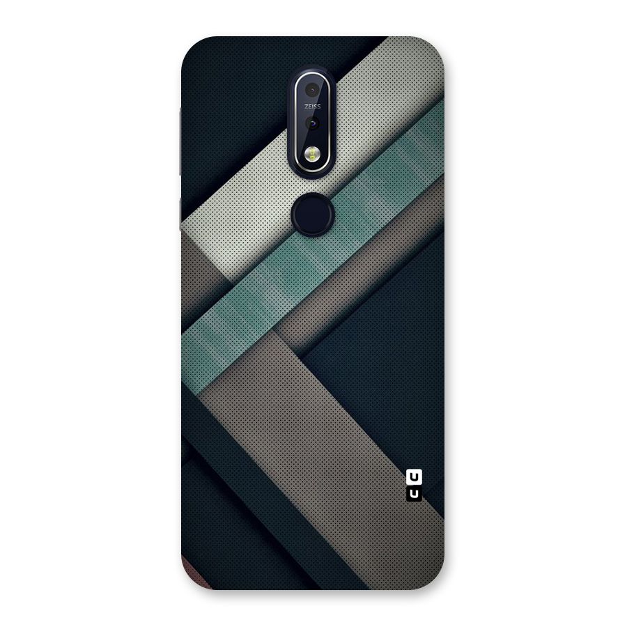Dark Stripes Back Case for Nokia 7.1
