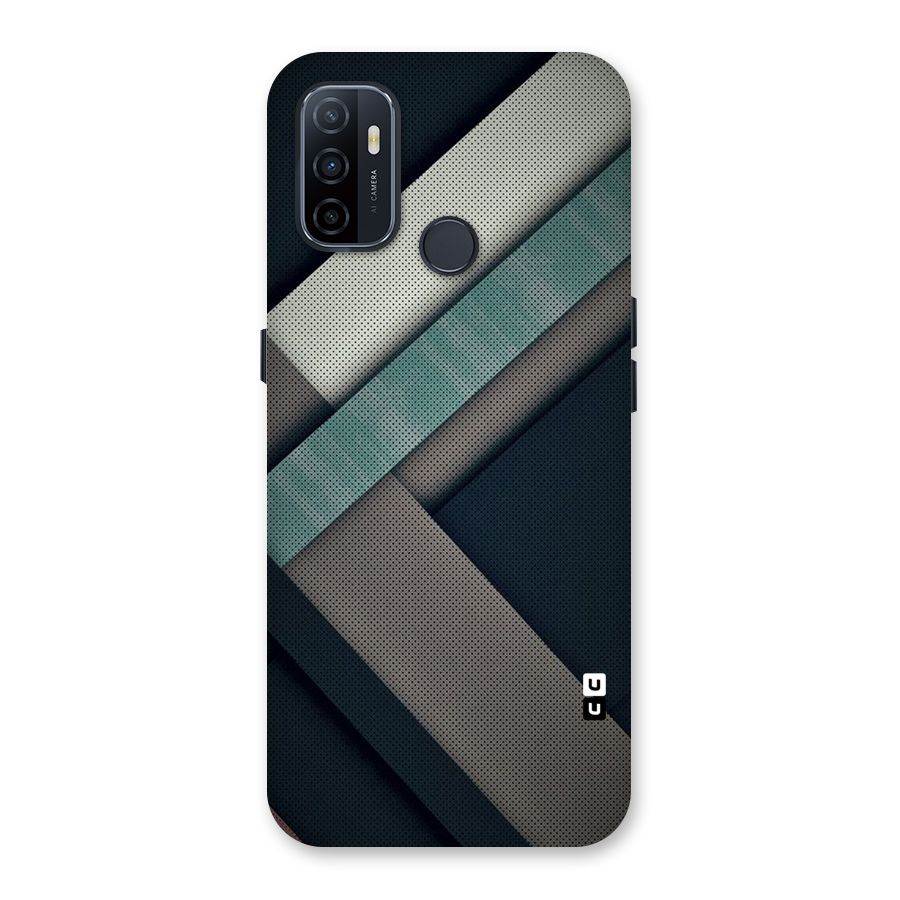 Dark Stripes Back Case for Oppo A32