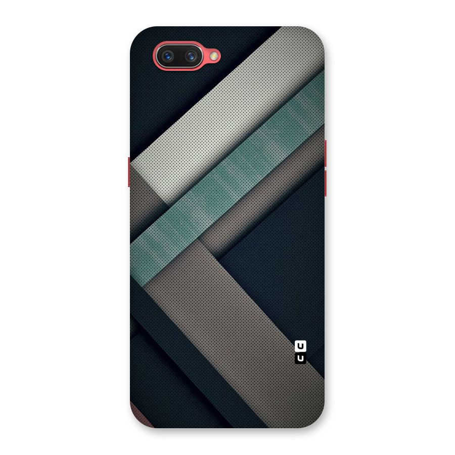 Dark Stripes Back Case for Oppo A3s