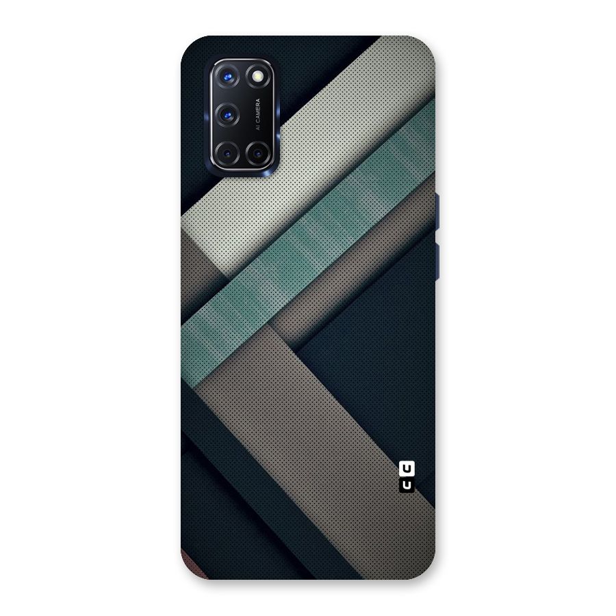 Dark Stripes Back Case for Oppo A52
