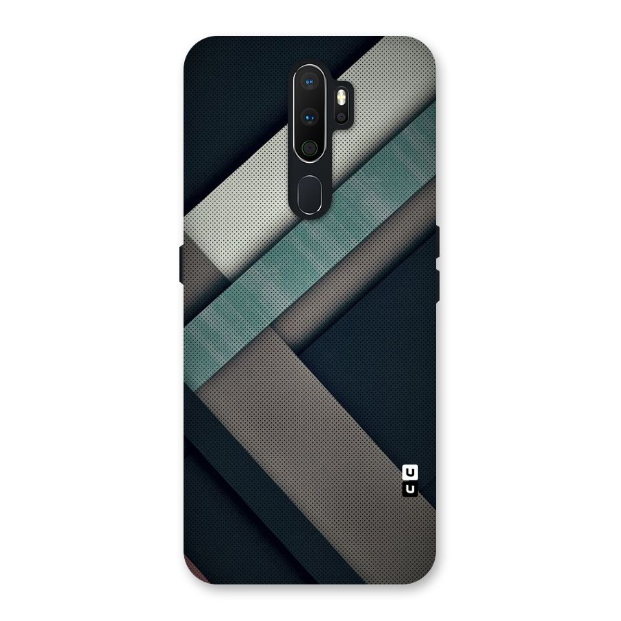 Dark Stripes Back Case for Oppo A5 (2020)