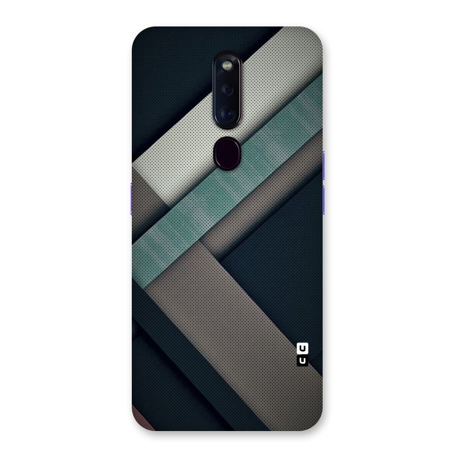 Dark Stripes Back Case for Oppo F11 Pro