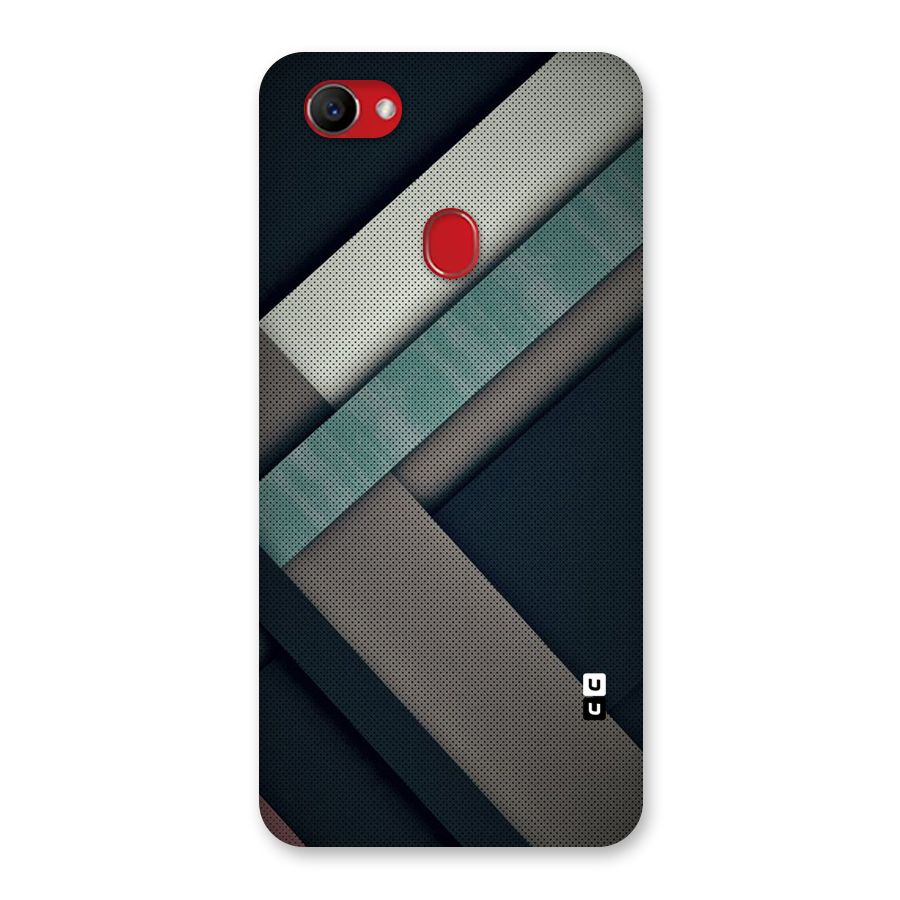 Dark Stripes Back Case for Oppo F7