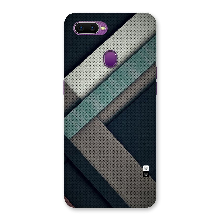 Dark Stripes Back Case for Oppo F9