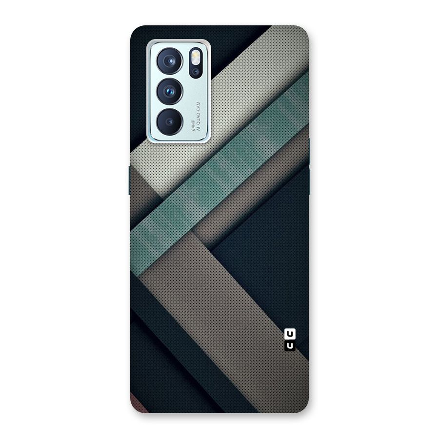 Dark Stripes Back Case for Oppo Reno6 Pro 5G