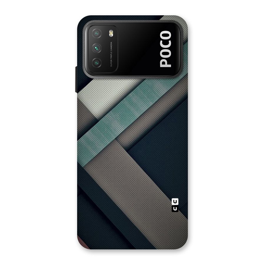 Dark Stripes Back Case for Poco M3