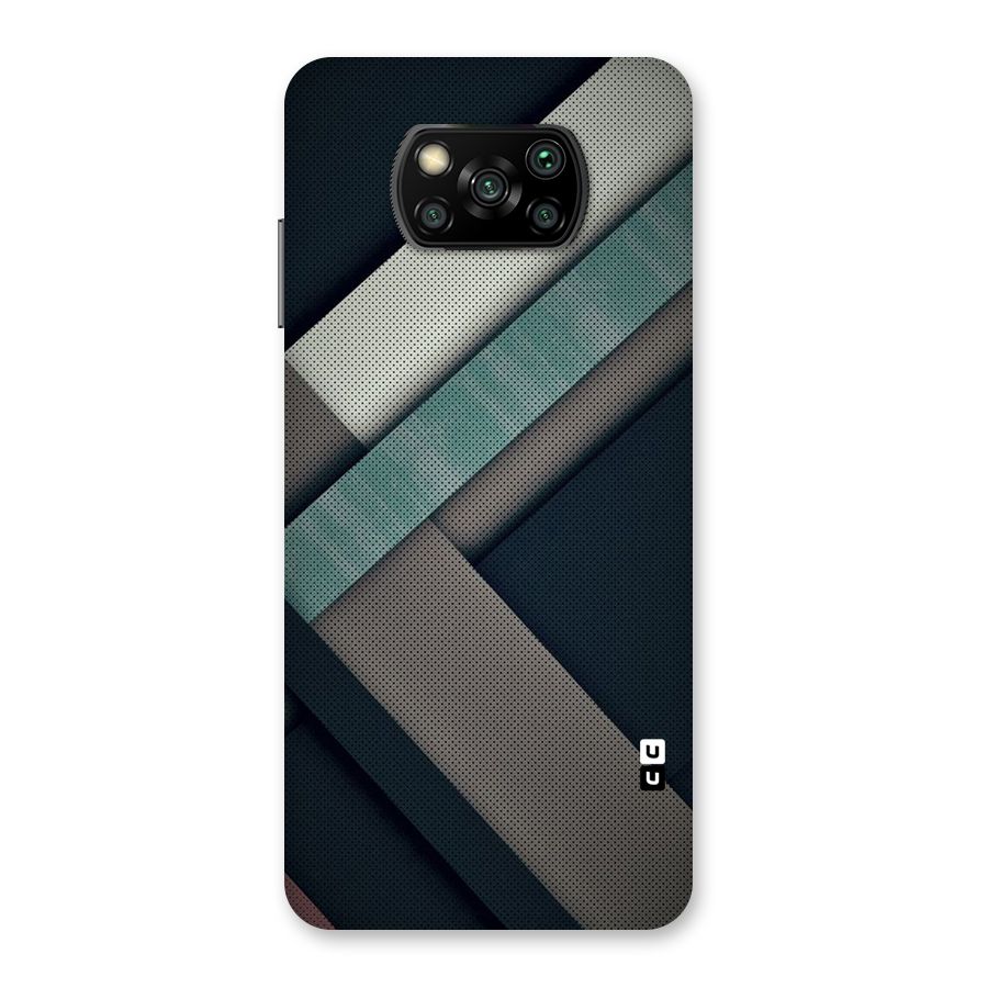 Dark Stripes Back Case for Poco X3