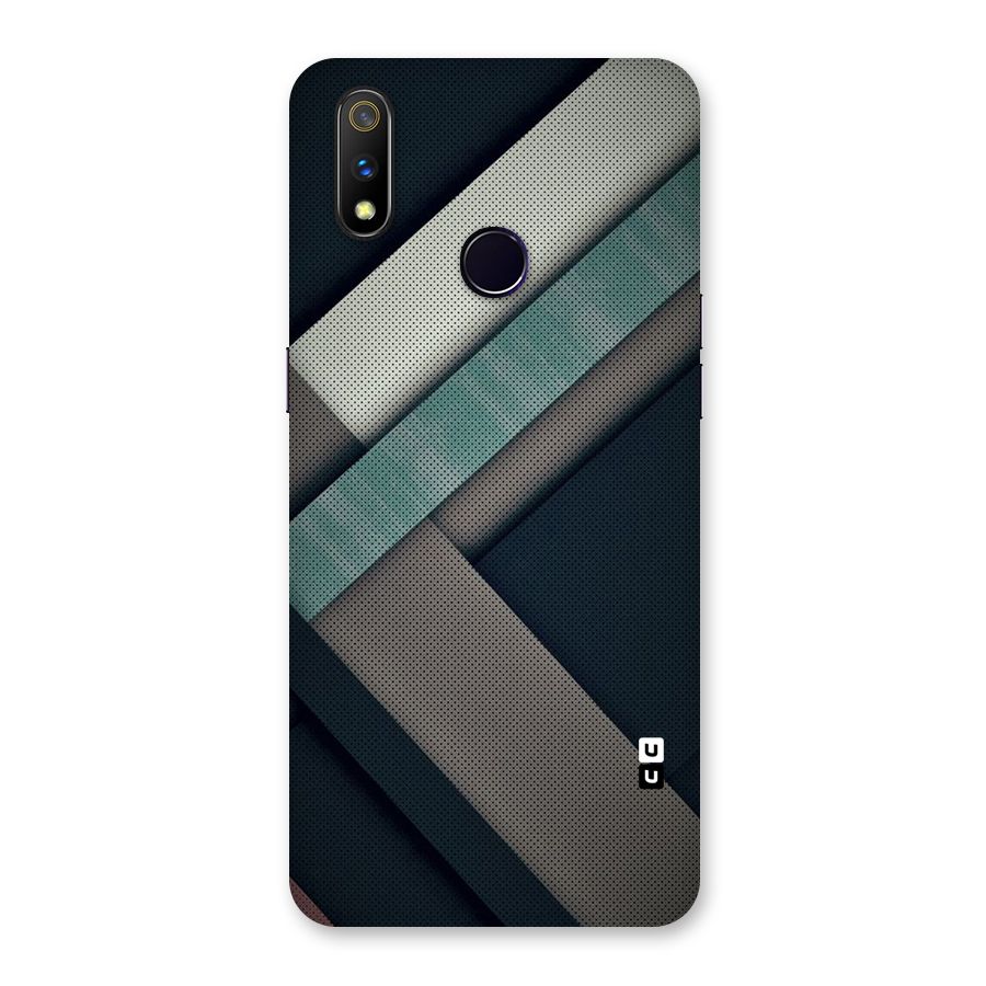 Dark Stripes Back Case for Realme 3 Pro