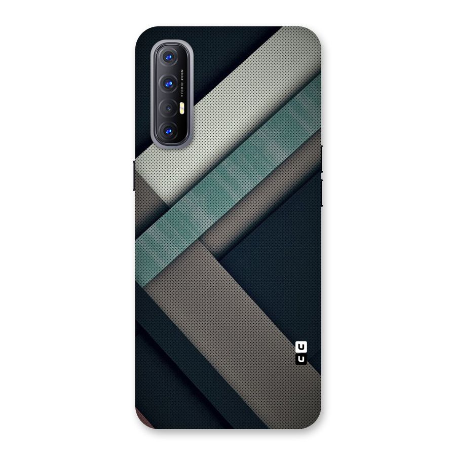 Dark Stripes Back Case for Reno3 Pro