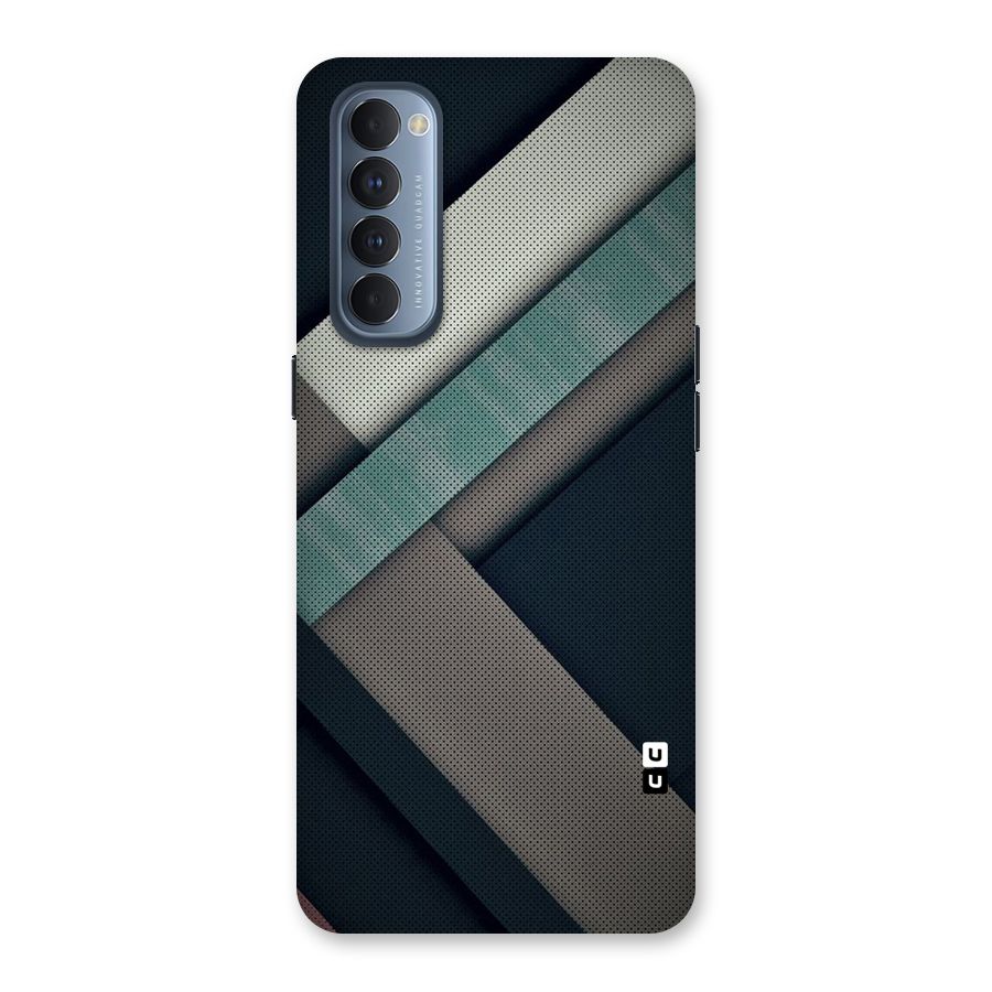 Dark Stripes Back Case for Reno4 Pro