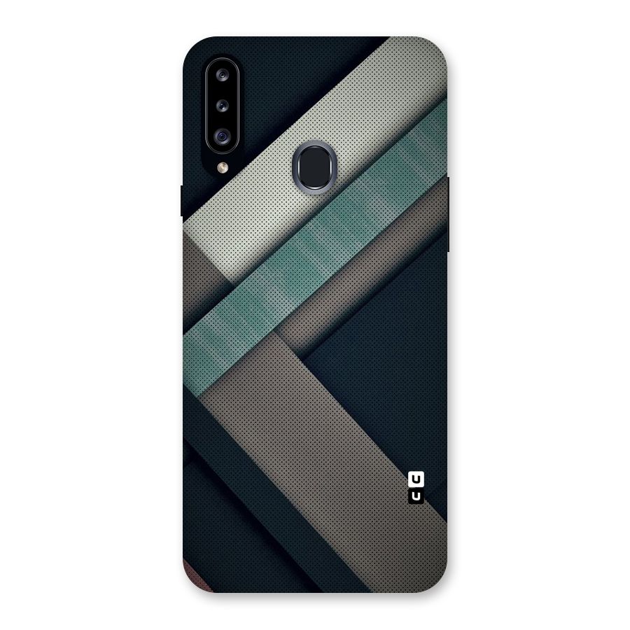 Dark Stripes Back Case for Samsung Galaxy A20s