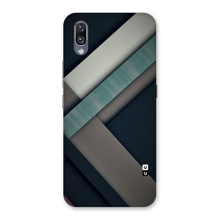 Dark Stripes Back Case for Vivo NEX