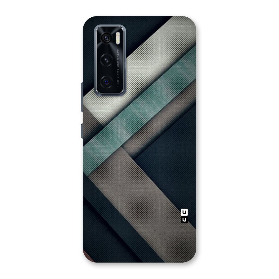 Dark Stripes Back Case for Vivo V20 SE