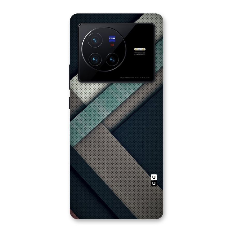 Dark Stripes Back Case for Vivo X80