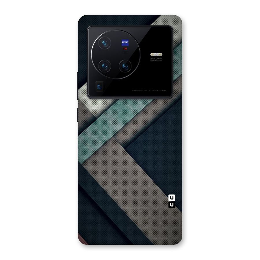 Dark Stripes Back Case for Vivo X80 Pro