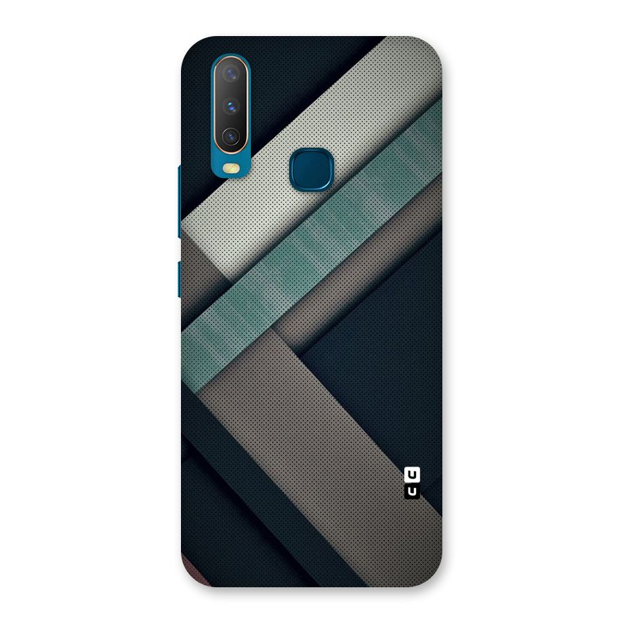 Dark Stripes Back Case for Vivo Y17