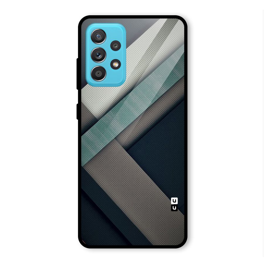 Dark Stripes Glass Back Case for Galaxy A52s 5G