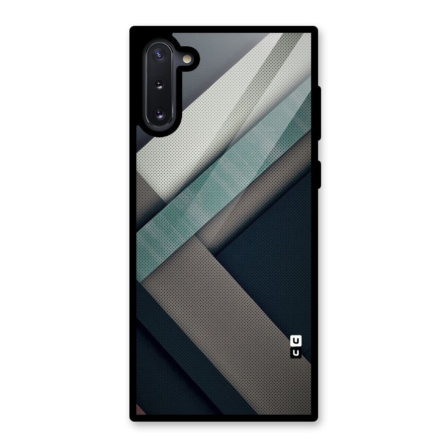 Dark Stripes Glass Back Case for Galaxy Note 10