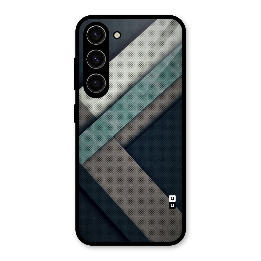 Dark Stripes Glass Back Case for Galaxy S23