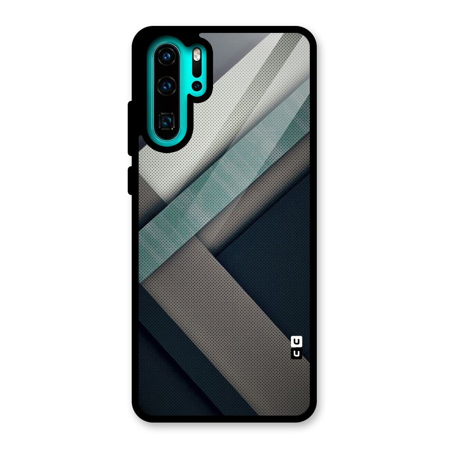Dark Stripes Glass Back Case for Huawei P30 Pro